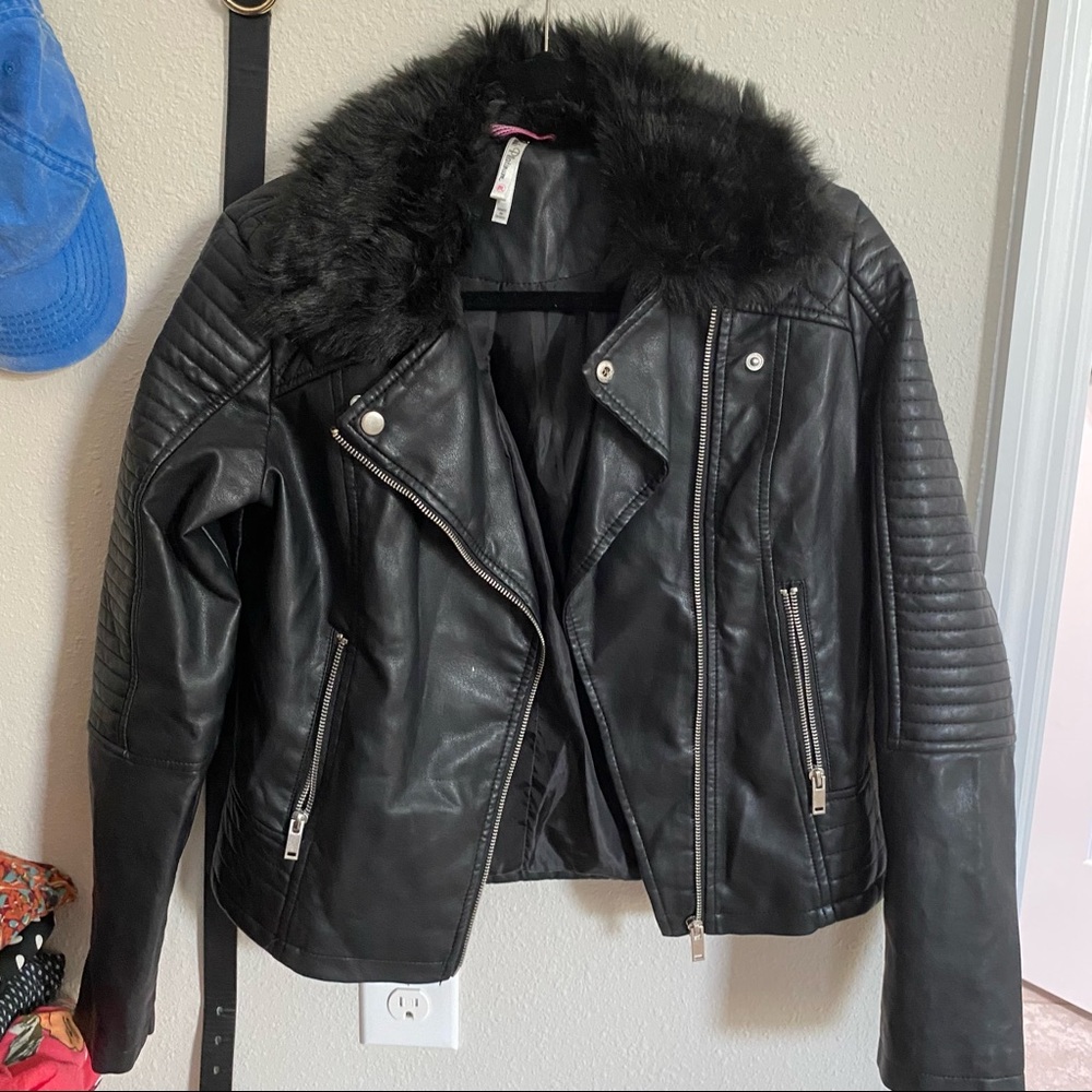 Leather jacket